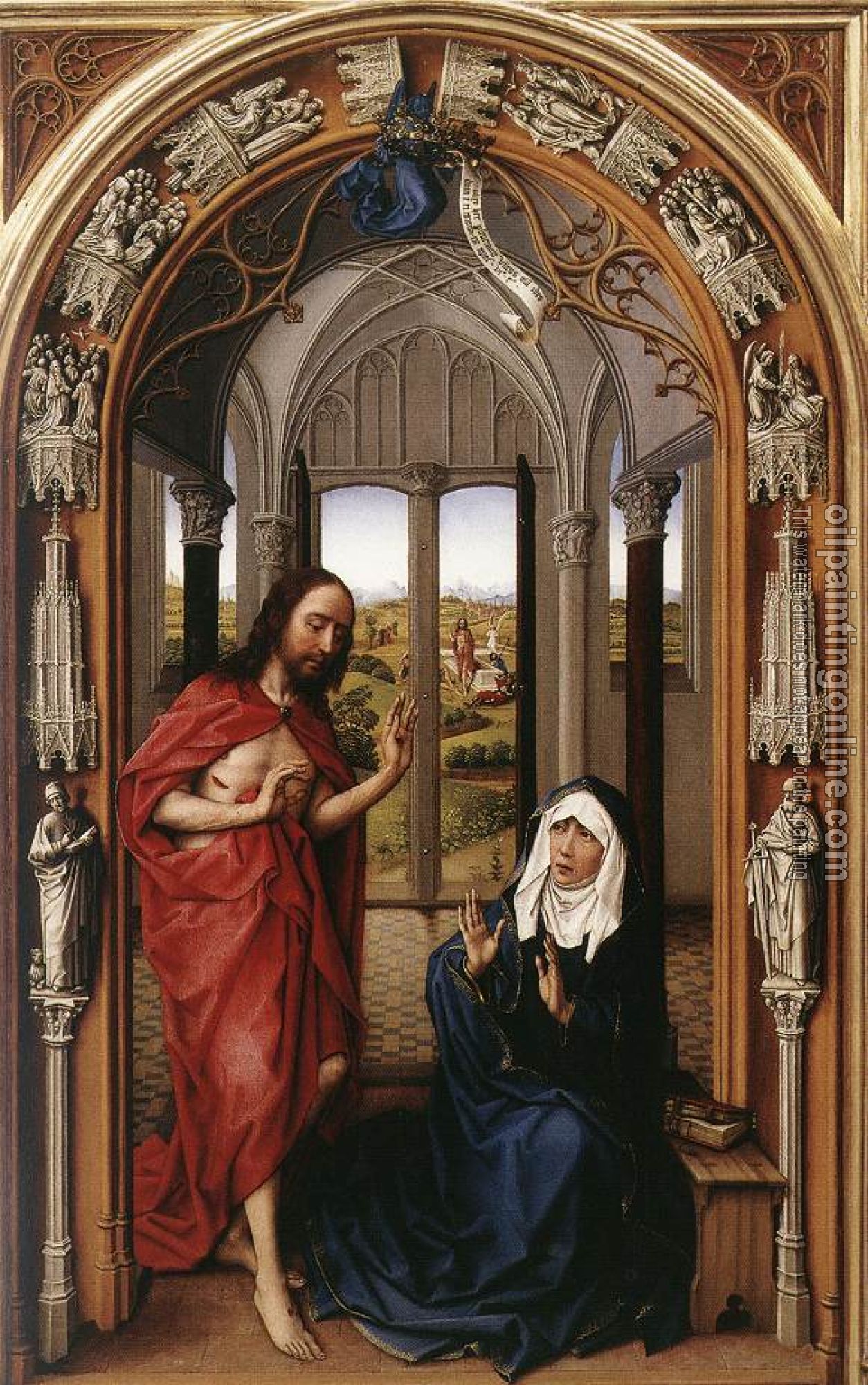 Weyden, Rogier van der - Miraflores Altarpiece-right panel